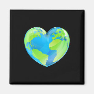 Imã Mundo do Coração do Coração do Dia da Terra