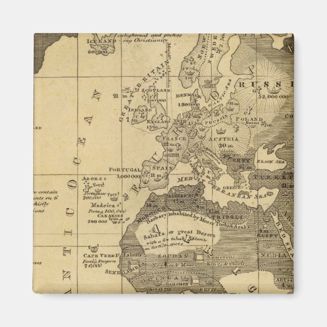 Imã Mundo habitado (Frente)