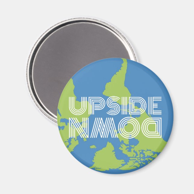 Imã Mundo Invertido (Front/Back)