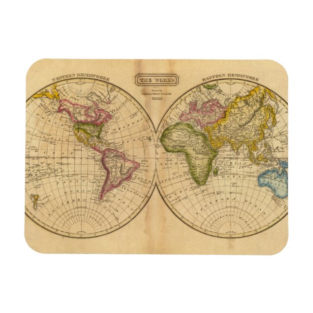 Ímã Mundo por Worcester (Horizontal)
