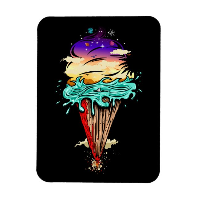 Ímã Mundo sorvete (Vertical)