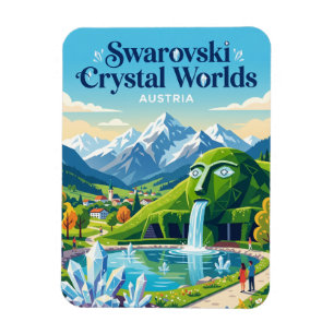 Ímã Mundos de Cristal Swarovski Áustria