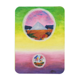 Ímã Mundos de Sonhos de Pirâmide de Dimensões de Water