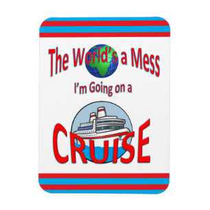 Ímã Mundos Engraçados a Mess Cruise
