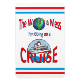 Ímã Mundos Engraçados a Mess Cruise Lrg