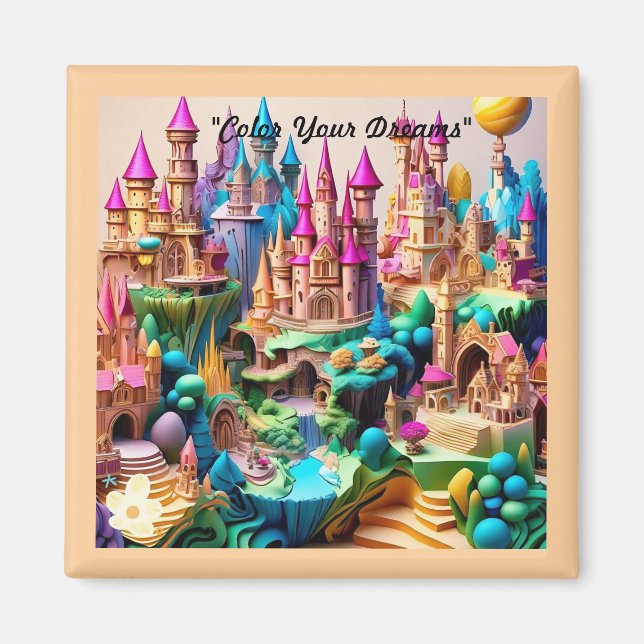 Imã "Mundos Fantásticos Descobertos" (Frente)