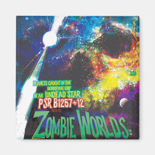 Imã Mundos Zumbis Galáxia de Horrores do Halloween