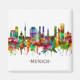 Imã Munique Alemanha Skyline