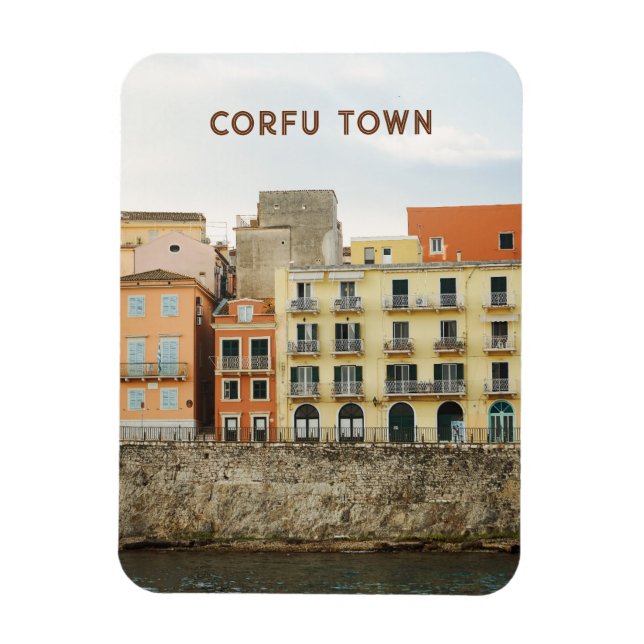 Ímã Muros da Cidade de Corfu, Viagem (Vertical)