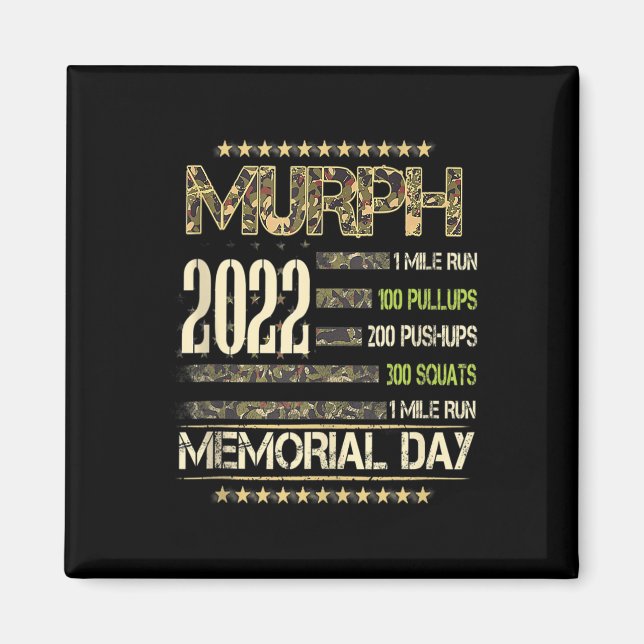 Imã Murph Memorial Day 2022 - para Levantadores de Pes (Frente)
