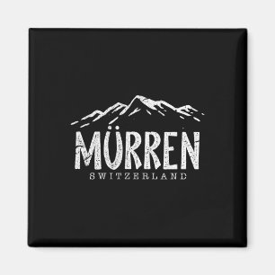 Imã Murren Suíça Montanhas Esquiador Suíço Esqui Di
