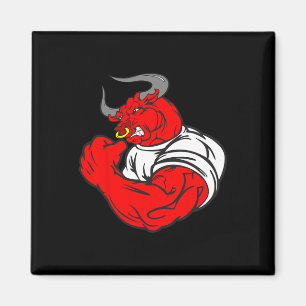 Imã Muscle Gym Bull Embrulhamento Humor Levantamento W