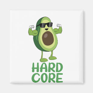 Imã Muscular Hardcore Avocado Funny
