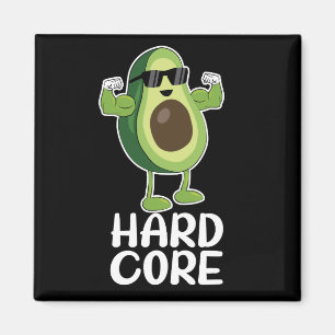 Imã Muscular Hardcore Avocado Funny