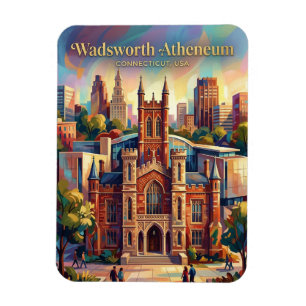 Ímã Museu de Arte Wadsworth Atheneum Connecticut