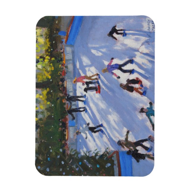 Ímã Museu de História Natural da Patinação de Gelo 201 (Vertical)