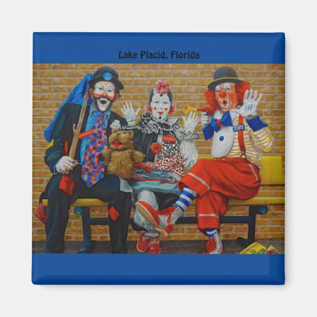 Imã Museu do Palhaço Americano e Lago Escolar Flácido (Frente)