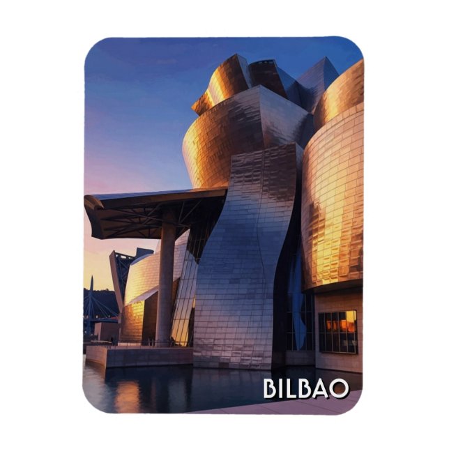 Ímã Museu Guggenheim Bilbao Viagem (Vertical)