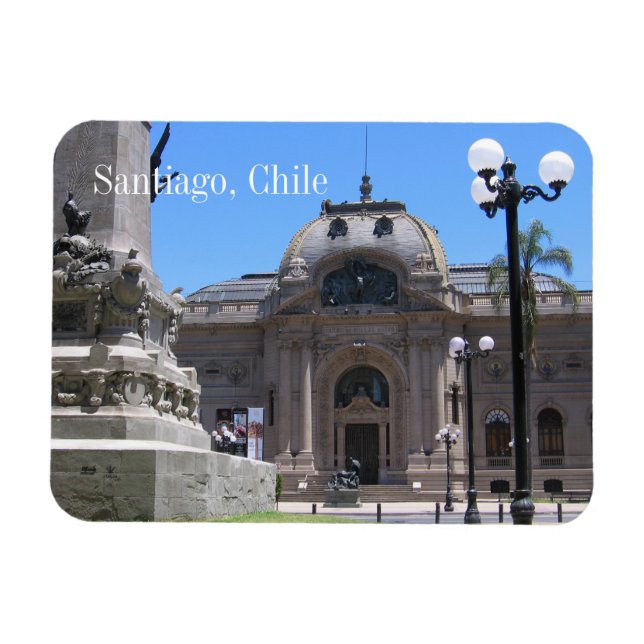 Ímã Museu Nacional de Belas Artes, Santiago, Chile (Horizontal)