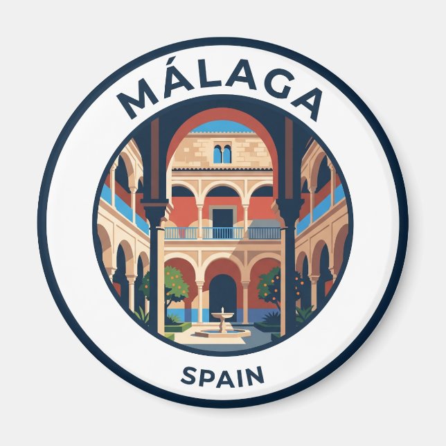 Imã Museu Picasso, Málaga Espanha (Frente)