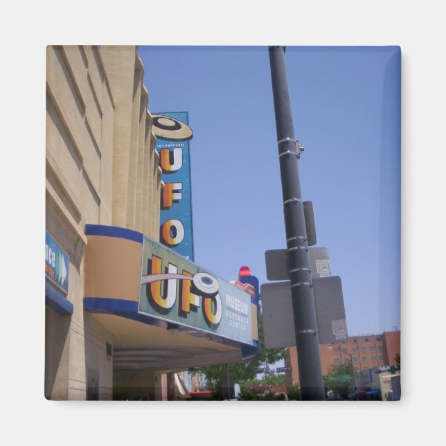 Imã Museu Roswell UFO (Frente)