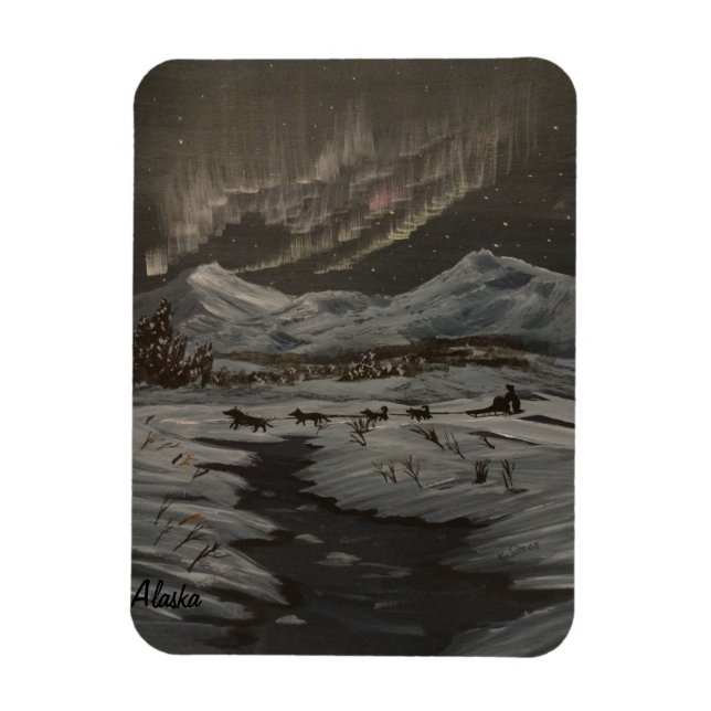 Ímã Mushing Aurora (Vertical)