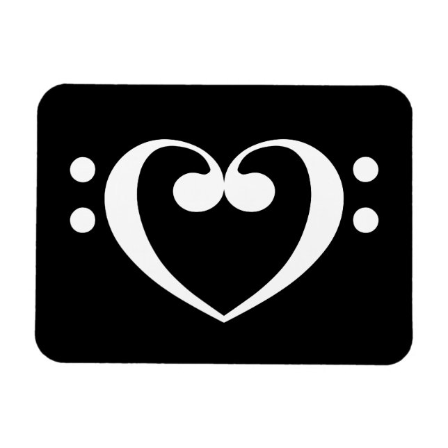 Ímã Music Heart Magnet (Horizontal)