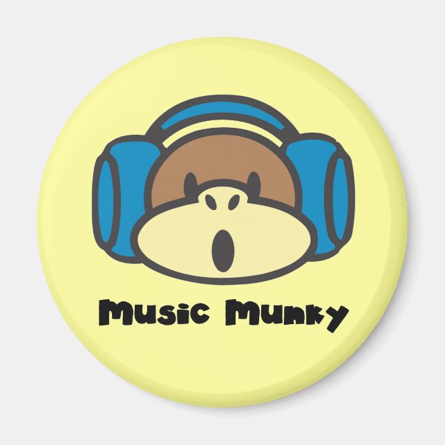 Imã Music Munky Magnet (Frente)