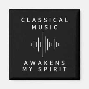 Imã Música Clical desperta meu espírito, um músico ins