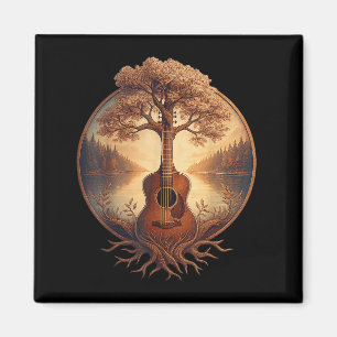 Imã Música country do lago guitarrista da guitarra acú
