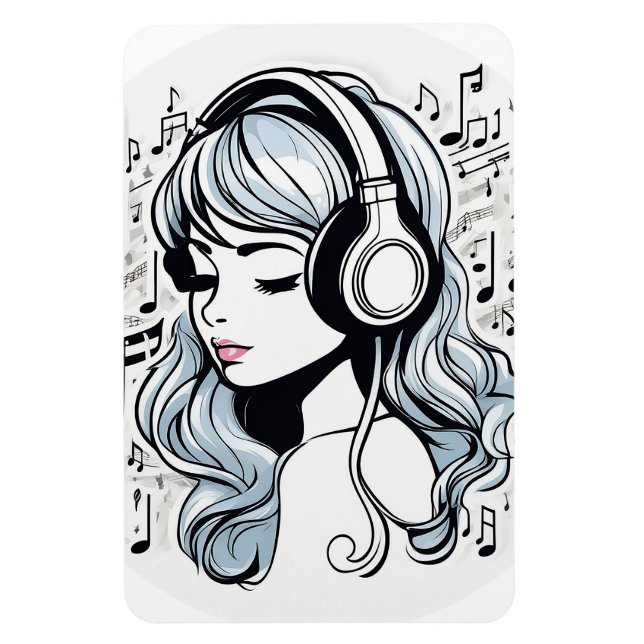 Ímã Música Criando felicidade (Vertical)