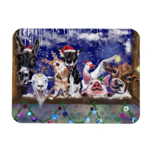 Ímã Música de Natal - Festa Animal