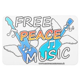 Ímã Música de Paz Livre