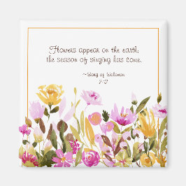 Imã Música de Salomão 2:12 Flores aparecem na Terra