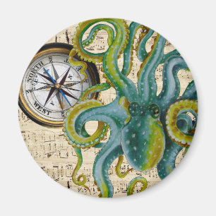 Imã Música do compasso dos tentáculos do polvo