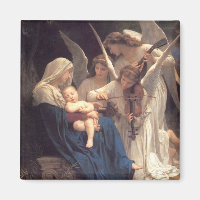 Imã Música dos Anjos (Arte Vintage) (Frente)