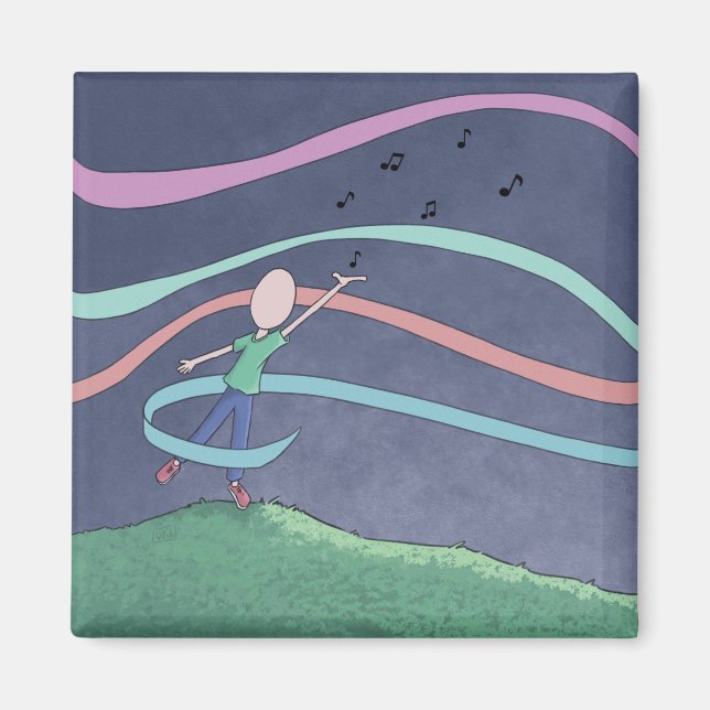 Imã Música e Melody Magnet (Frente)