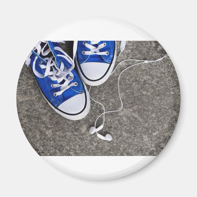 Imã Música e tênis (Frente)