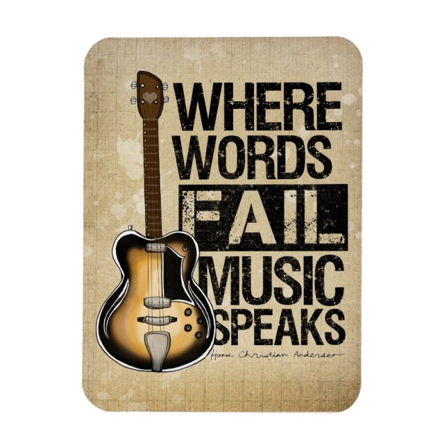 Ímã Música Fala (Vertical)