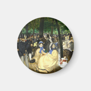 Imã Música nas Tullerias Edouard Manet   