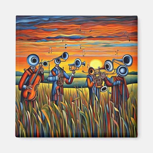 Imã Música no campo 1 (Frente)