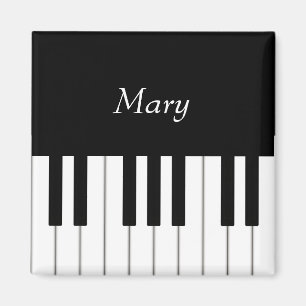 Imã Música Personalizada do Teclado Piano Clássico