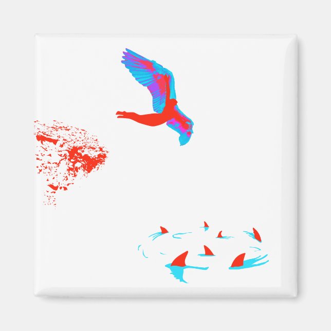 Imã música swan (Frente)