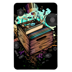 Ímã Música Vinyl Crate