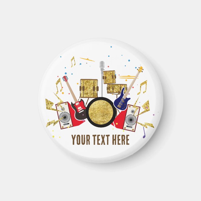 Imã musical de grupo de violão (Frente)