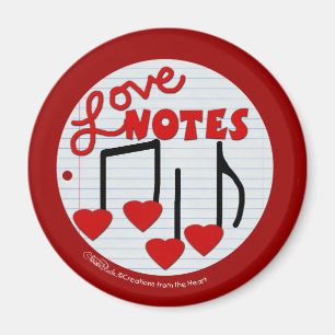 Imã Musical do Love Note