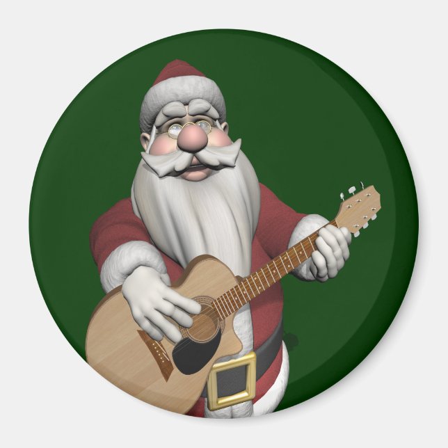 Imã Musical Santa Claus Tocando Canções De Natal (Frente)