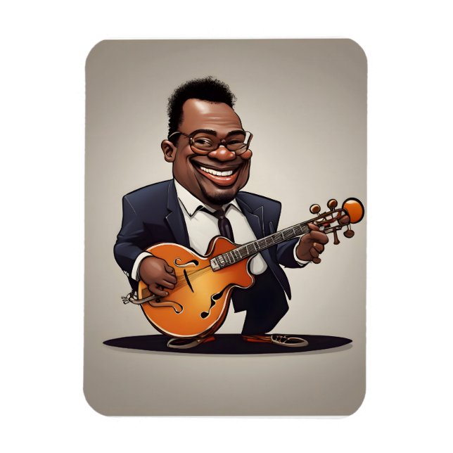 Ímã músicos do jazz (Vertical)