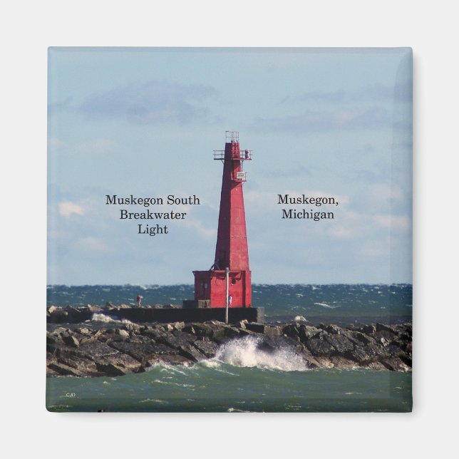Imã Muskegon South Breakwater (Frente)