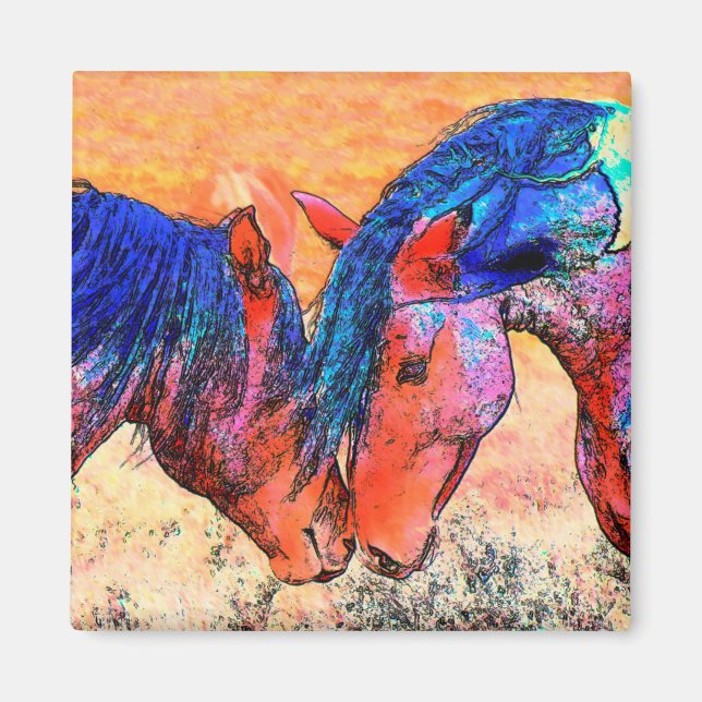 Imã Mustangs (Frente)